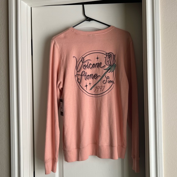 NEW Volcom Lightweight Crewneck Sweatshirt - Picture 2 of 2